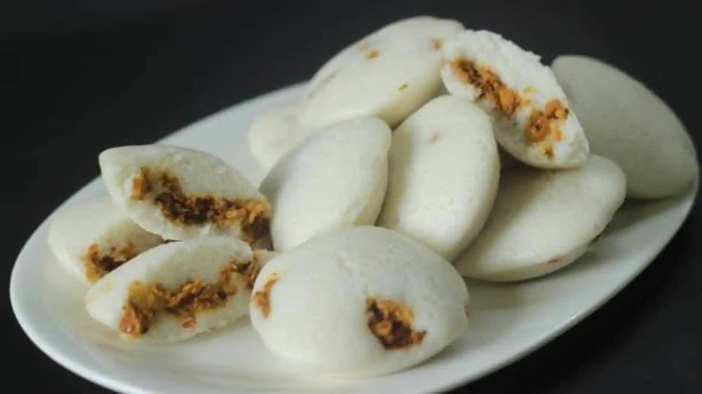 Meghalaya – Pumaloi (steamed rice cake)